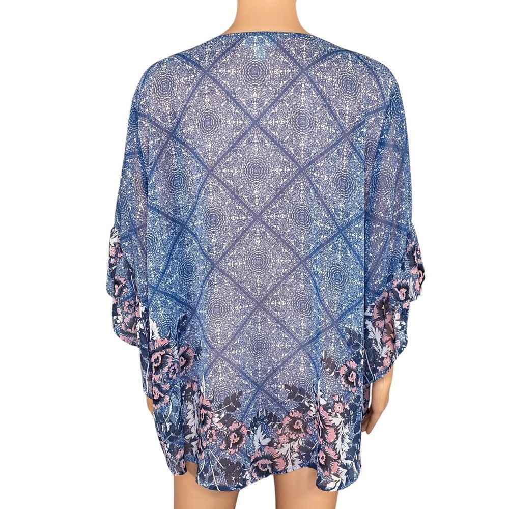 Style & Co. Oversized Pleated Tunic Top Womens Size XL Flowy and Lightweight - Picture 3 of 6